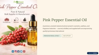 Pink Pepper Essential Oil Benefits, Uses and Wellness Care