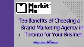 Top Benefits of Choosing a Brand Marketing Agency in Toronto for Your Business