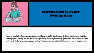 Reliable Paper Writing Help Online