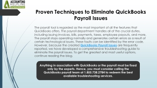 Simple Troubleshooting Steps for QuickBooks Payroll Issues