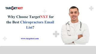 Chiropractors Email List | Verified Chiropractor Contacts