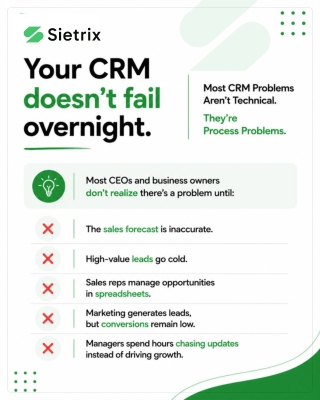Why CRM Failures Are Usually Process Problems, Not Technology Problems