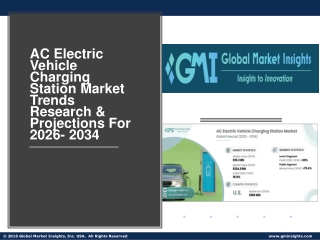 AC Electric Vehicle Charging Station Market Trends Research & Projections For 20