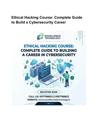 A Ethical Hacking Course_ Complete Guide to Build a Cybersecurity Career