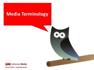 Media Terminology