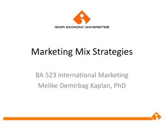Marketing Mix Strategies