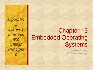 Chapter 13 Embedded Operating Systems