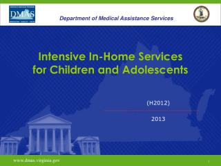 Intensive In-Home Services for Children and Adolescents