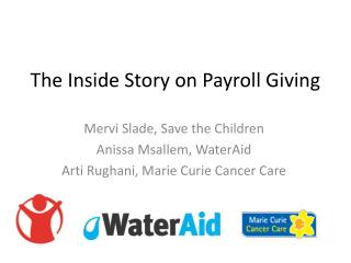 The Inside Story on Payroll Giving