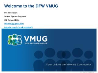 Welcome to the DFW VMUG