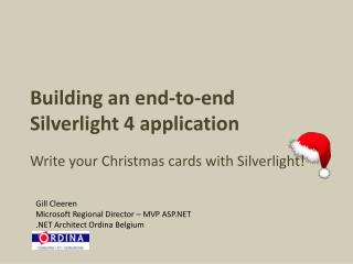 Building an end-to-end Silverlight 4 application