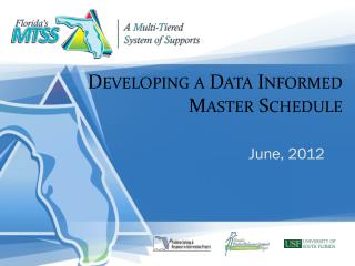 Developing a Data Informed Master Schedule