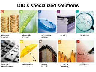 DID’s specialized solutions