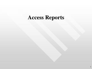 Access Reports