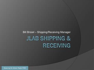 JLAB Shipping &amp; Receiving