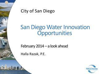 San Diego Water Innovation Opportunities 