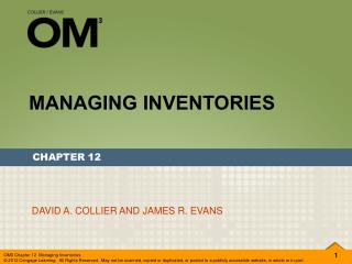 MANAGING INVENTORIES