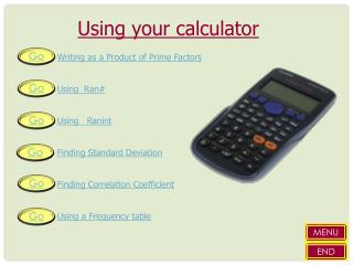 Using your calculator