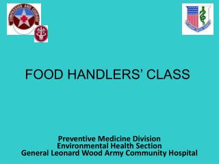 FOOD HANDLERS’ CLASS