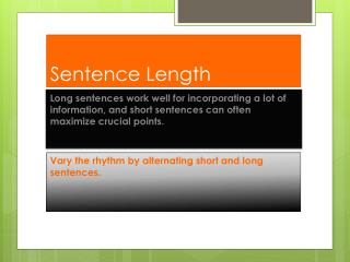 Sentence Length