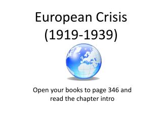 European Crisis (1919-1939)
