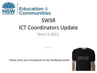 SWSR ICT Coordinators Update
