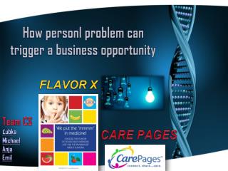 How personl problem can trigger a business opportunity