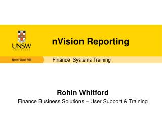 nVision Reporting