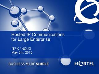 ITPX / NCUG May 5th, 2010