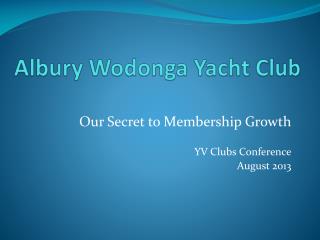 Albury Wodonga Yacht Club
