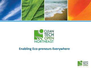 Enabling Eco-preneurs Everywhere