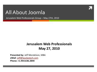 All About Joomla