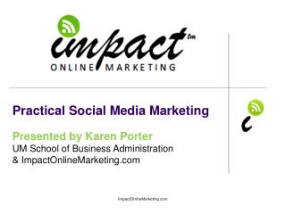 Practical Social Media Marketing