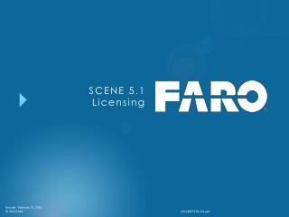 SCENE 5.1 Licensing