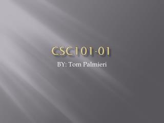 CSC101-01