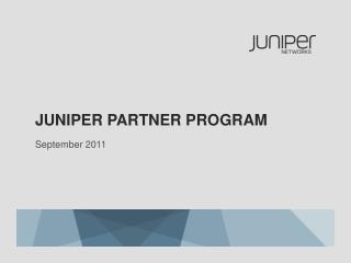 Juniper partner program