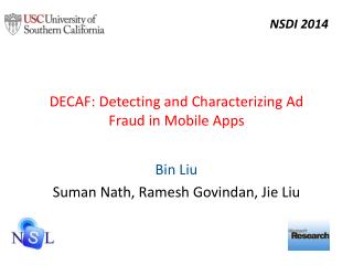 DECAF: Detecting and Characterizing Ad Fraud in Mobile Apps