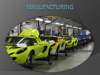 Manufacturing