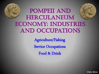 Pompeii and Herculaneum Economy: Industries and Occupations