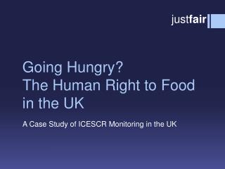 Going Hungry? The Human Right to Food in the UK