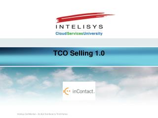 TCO Selling 1.0
