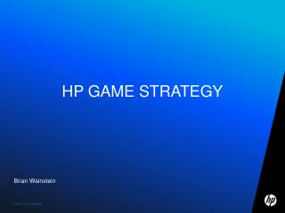 HP Game Strategy