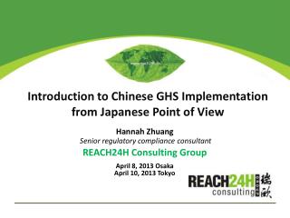 Introduction to Chinese GHS Implementation from Japanese Point of View