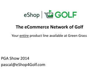 The eCommerce Network of Golf