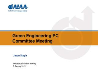 Green Engineering PC Committee Meeting