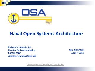 Naval Open Systems Architecture