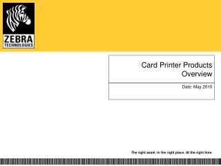 Card Printer Products Overview