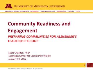 Community Readiness and Engagement