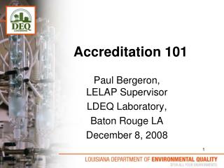 Accreditation 101