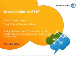 Introduction to AT&amp;T